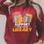 Support Your Local Library Book Lover And Librarian Raglan Sleeve Sweatshirt Heather Dust