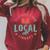 Support Your Local Library Book Lover Reader Bookworm Raglan Sleeve Sweatshirt Heather Dust