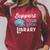 Support Your Local Library For Book Lovers And Readers Raglan Sleeve Sweatshirt Heather Dust