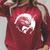 T-Rex Bookworm Book Reading Dinosaur Lover Raglan Sleeve Sweatshirt Heather Dust