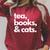 Tea Books And Cats Cat Mom Mum Mama Dad Reading Lover Book Raglan Sleeve Sweatshirt Heather Dust Tea Books And Cats Cat Mom Mum Mama Dad Reading Lover Book Raglan Sleeve Sweatshirt Heather Dust