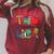 Teacher School Supplies Apple Books Pencil Globe Crayon Raglan Sleeve Sweatshirt Heather Dust
