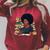 History Month Afro Women Girls Book Lover Librarian Premium Tri-Blend Raglan Sleeve Sweatshirt Heather Dust
