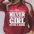 Never Underestimate a Girl With a Book Aesthetic Graphic Raglan Sleeve Sweatshirt Heather Dust