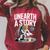 Unearth A Story Astronaut Finds Book On The Moon Raglan Sleeve Sweatshirt Heather Dust