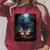 Vintage Boo Halloween Camping Reading Teacher Books Ghost Raglan Sleeve Sweatshirt Heather Dust