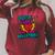 Volleyball Comic Book Art Just a Girl Who Loves Volleyball Raglan Sleeve Sweatshirt Heather Dust