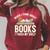 When I Think About Books I Touch My Shelf Book Lovers Read Raglan Sleeve Sweatshirt Heather Dust