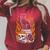 Witchy Creepy Goth Cat Skull Flames Occult Magic Books Raglan Sleeve Sweatshirt Heather Dust Witchy Creepy Goth Cat Skull Flames Occult Magic Books Raglan Sleeve Sweatshirt Heather Dust
