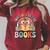 Women's 100 Days In The Books Cute Apple Reading School Raglan Sleeve Sweatshirt Heather Dust Women's 100 Days In The Books Cute Apple Reading School Raglan Sleeve Sweatshirt Heather Dust