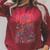 Women's Hot Girls Reader Floral Book Lover Cute Skeleton Reading Raglan Sleeve Sweatshirt Heather Dust
