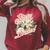 Women's I'm Booked Floral Book Lovers Readers Raglan Sleeve Sweatshirt Heather Dust