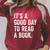 Women's It's A Good Day To Read A Book Raglan Sleeve Sweatshirt Heather Dust
