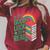 Women's Its Good Luck To Read Rainbow Reading Books Raglan Sleeve Sweatshirt Heather Dust
