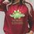 Women's The Library Is Dino-Mite Stegosaurus Reading Kids Book Raglan Sleeve Sweatshirt Heather Dust