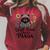 Women's Well Read Trash Panda Book Lover Raccoon Raglan Sleeve Sweatshirt Heather Dust