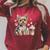 Women's Yorkie Dog Moms Iced Coffee And Books Yorkshire Terrier Raglan Sleeve Sweatshirt Heather Dust