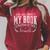 Writer Ask Me About My Book T-Shirt T-Shirt Raglan Sleeve Sweatshirt Heather Dust