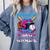 100 Days Of 3rd Grade Baseball 100th Day Of School Boys Kids Comfort Colors Sweatshirt Denim