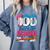 100 Days Of School Baseball Drip Bat 100th Day Of School Boy Comfort Colors Sweatshirt Denim