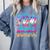 100 Days Of School Baseball Ice Cream For Boy Girl Kids Comfort Colors Sweatshirt Denim