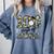 100 Days Of School Camo Baseball Camouflage For Kids Comfort Colors Sweatshirt Denim