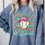 100 Days Of School Drip Baseball 100th Day Baseball School Comfort Colors Sweatshirt Denim