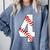 4 Laces 4th Birthday Boy Four Years Baseball Mom T-Shirt Comfort Colors Sweatshirt Denim