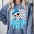 5th Birthday Dabbing Baseball Boys Bruh I'm 5 Year Old Comfort Colors Sweatshirt Denim