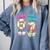 I Was 6 Now I'm 7 Baseball Drip 67 Birthday Boy 7th Birthday Comfort Colors Sweatshirt Denim