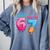 I Was 6 Now I'm 7 Meme Six Seven Baseball 7th Birthday Comfort Colors Sweatshirt Denim I Was 6 Now I'm 7 Meme Six Seven Baseball 7th Birthday Comfort Colors Sweatshirt Denim