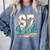 67 Baseball Drip Boys Youth Kids 6-7 Ice Cream Dripping 6 7 Comfort Colors Sweatshirt Denim