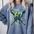 67 Baseball Drip Effect Urban Tee Style 6-7 Meme Graphic Premium Tri-Blend Comfort Colors Sweatshirt Denim