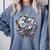 67 Baseball Six Seven Baseball 6 7 Kids Boys Girls Premium Tri-Blend Comfort Colors Sweatshirt Denim