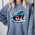 67 Meme Slang Baseball Glove Drip Ice Cream Six Seven 6 7 Comfort Colors Sweatshirt Denim