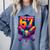 67 Meme Trendy Baseball Number 67 Player Six Seven Comfort Colors Sweatshirt Denim