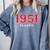 75 Year Old 1951 Classic Baseball Fan 75th Birthday Comfort Colors Sweatshirt Denim 75 Year Old 1951 Classic Baseball Fan 75th Birthday Comfort Colors Sweatshirt Denim