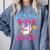 9th Birthday Baseball 9 Year Old Ice Cream Drip Boy Baseball Comfort Colors Sweatshirt Denim