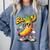 Banana Baseball Cartoon Cool Sports Kids Teens Comfort Colors Sweatshirt Denim Banana Baseball Cartoon Cool Sports Kids Teens Comfort Colors Sweatshirt Denim