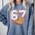 Baseball 67 Six Seven Alpha Slang 6 7 Meme Kids Teachers Boy Comfort Colors Sweatshirt Denim Baseball 67 Six Seven Alpha Slang 6 7 Meme Kids Teachers Boy Comfort Colors Sweatshirt Denim