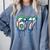 Baseball 67 Six Seven Gen Alpha Meme Blue Drip Boys Comfort Colors Sweatshirt Denim