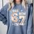 Baseball 7th Birthday 6 7 Years Old I Was 6 Now I'm 7 Comfort Colors Sweatshirt Denim Baseball 7th Birthday 6 7 Years Old I Was 6 Now I'm 7 Comfort Colors Sweatshirt Denim