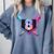 Baseball 8 Year Old Ice Cream Drip 8th Birthday Party Comfort Colors Sweatshirt Denim