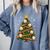 Baseball Bat Christmas Tree Lights Holiday Xmas Comfort Colors Sweatshirt Denim Baseball Bat Christmas Tree Lights Holiday Xmas Comfort Colors Sweatshirt Denim