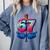 Baseball Bat Hands Drip 67 Six Seven Gen Alpha Slang Meme Comfort Colors Sweatshirt Denim