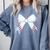 Baseball Bow Baseball Mom Women Baseball Mama Premium Comfort Colors Sweatshirt Denim Baseball Bow Baseball Mom Women Baseball Mama Premium Comfort Colors Sweatshirt Denim