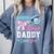 Baseball Or Bows Your Daddy Loves You Gender Reveal Matching Comfort Colors Sweatshirt Denim