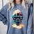 Baseball Catcher Mask Ice Cream Dripping Baseball Boy Youth Comfort Colors Sweatshirt Denim