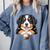 Baseball Dog Men & Women Comfort Colors Sweatshirt Denim Baseball Dog Men & Women Comfort Colors Sweatshirt Denim