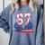Baseball Drip 67 Meme Six Seven 6-7 Gen Alpha Slang Comfort Colors Sweatshirt Denim